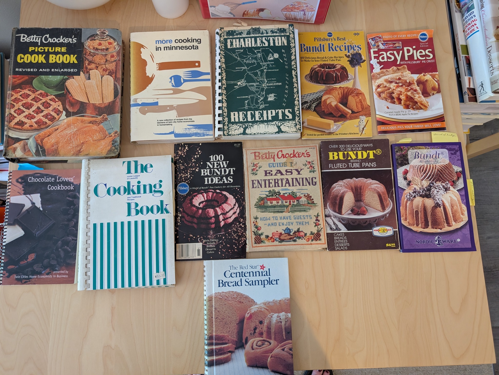 It's been a while since I posted about my creating and selling vintage baking gift sets in the Twin Cities through the business I established last year, For Goodness Bakes!

I had a successful first holiday season run last fall and early winter. People LOVED the concept in the marketplace! After the holidays I took a pause to re-group, do some thrifting to build back my stock, and give myself a period of rest.

A few weeks ago, I was accepted as a vendor for Inbound BrewCo  and The Loft Literary Center's The Summer's Best Book Fair for Grown-ups, happening on July 11 at the MN State Fair Grandstand. With over 200 bookish vendors, this will be my largest market to-date! It is giving me new energy and ideas to put into motion!

This weekend, I had the opportunity to shop at an estate sale of a Minneapolis woman who was a home economist, food stylist, cookbook editor and contributor, and owner of a catering business and coffee shop. Check out my blog post (link in the comments) about the experience.

Be sure to mark your calendars to come out and say hello at the book fair on July 11!
#entrepreneur #smallbusiness #baking #cookbooks #theloftliterarycenter #inboundbrewco